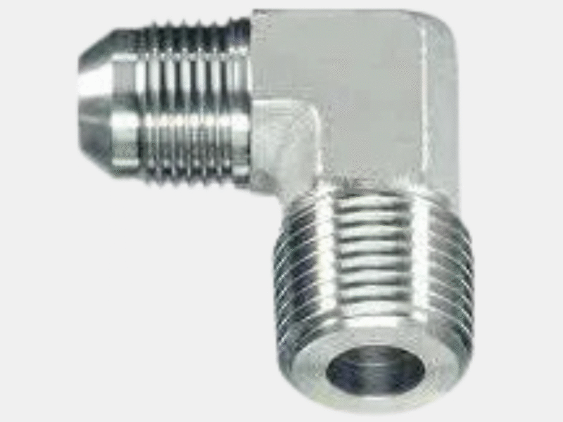 Adaptador 90° Macho JIC / Macho NPT 04.02