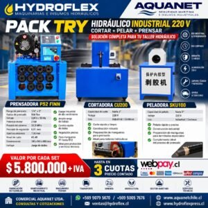 Set Try Hidráulico: P52FINN+ CU200+ SKU100